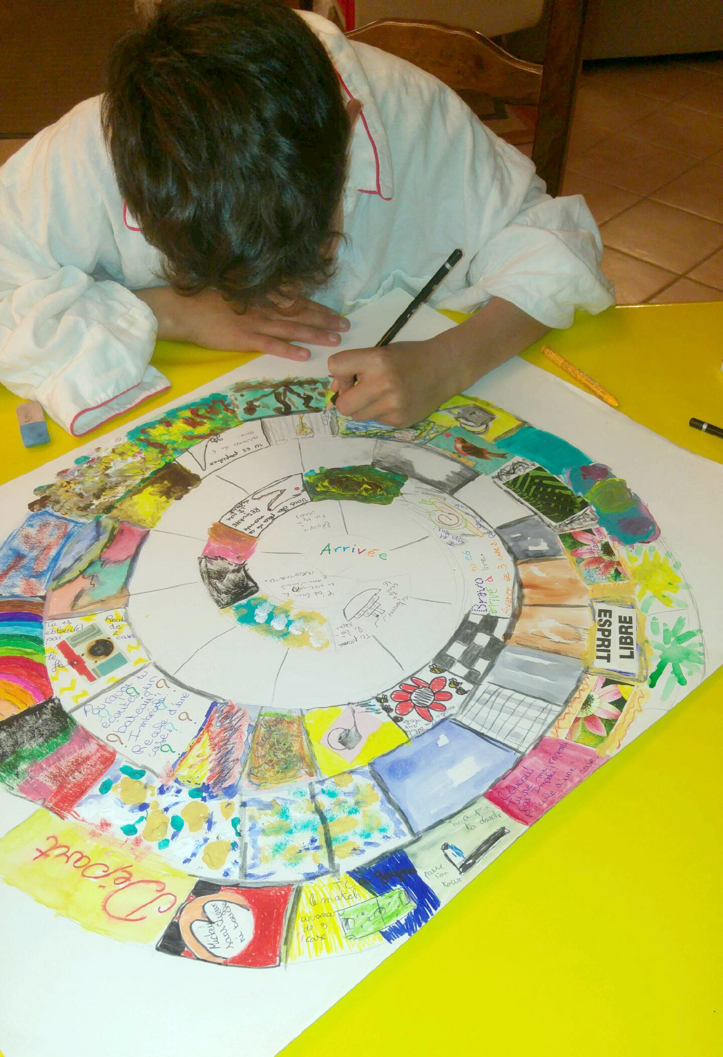 atelier peinture chez Pom'Violette à Gex