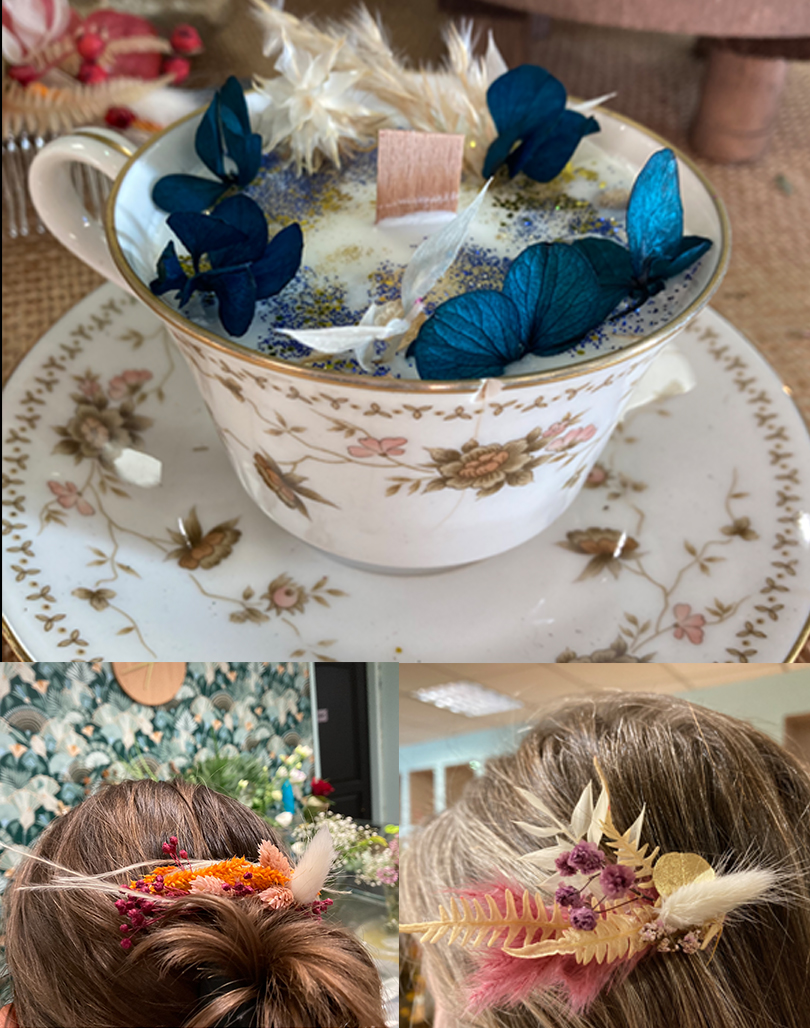 atelier bougie Pom'Violette