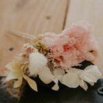 Mariage Pom'Violette fleurs séchées