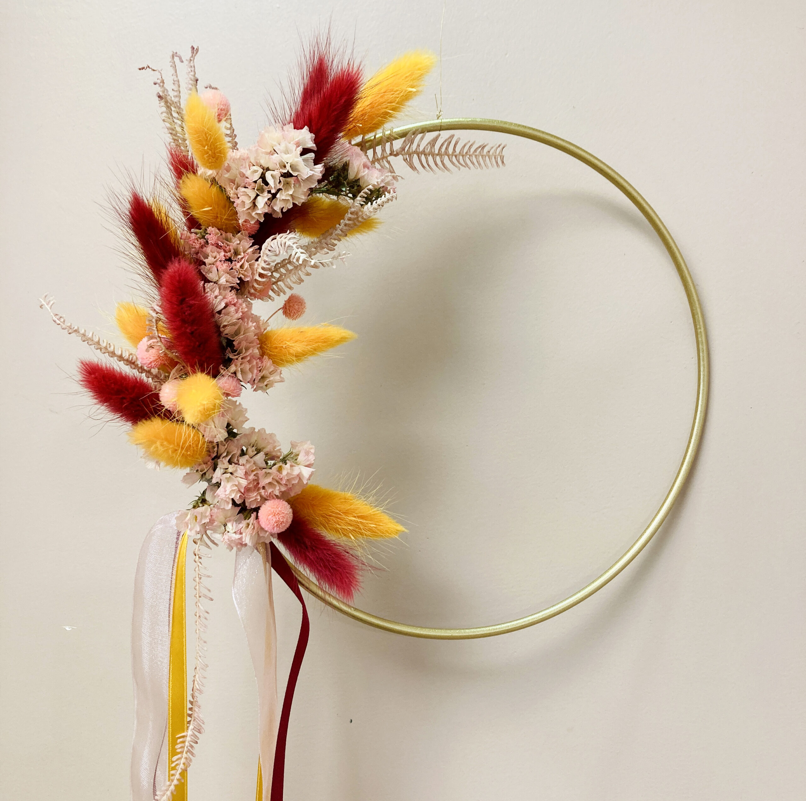 atelier couronne d'automne Pom'Violette