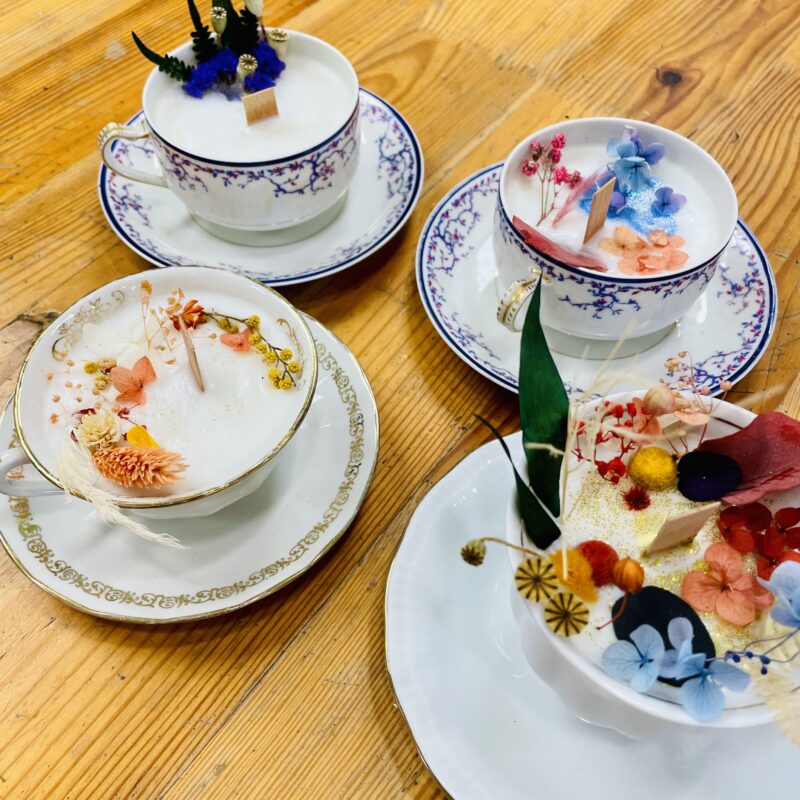 atelier floral pom violette Gex