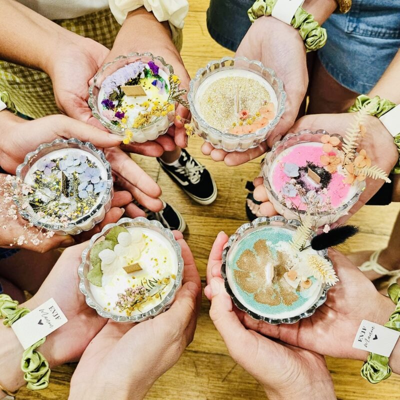 atelier floral pom violette Gex